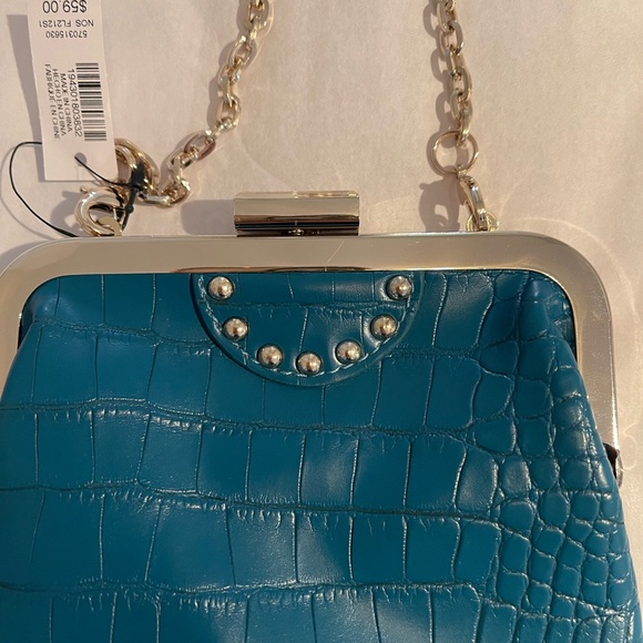 NWT White House Black Market Mini Crocodile Crossbody - Picture 4 of 4